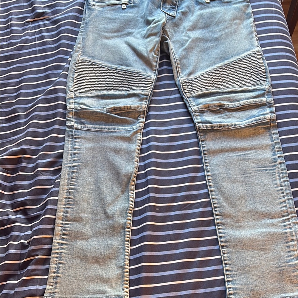 USED AND HEMMED TO FIT A SIZE 36 waist length 34